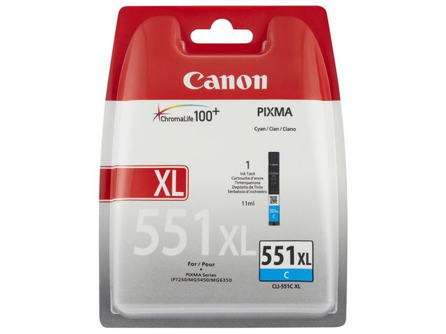 Inkjet Canon CLI-551XLC HC cyan