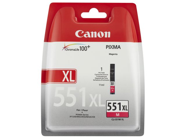 Inkjet Canon CLI-551XLM HC magenta