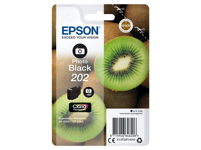 Inkjet Epson 202 C13T02F14010 ph. zwart