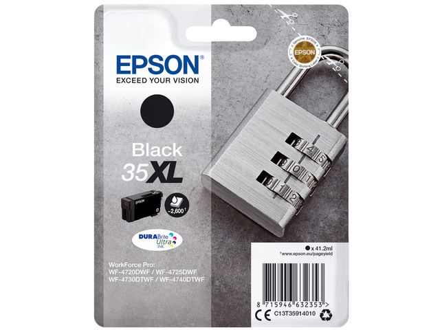 Inkjet Epson 35XL 41,2ml zwart