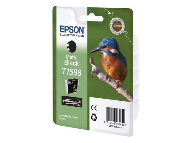 Inkjet Epson T1598 mat zwart