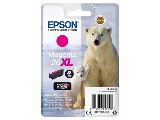 Inkjet Epson T26334012 magenta(26Xl)