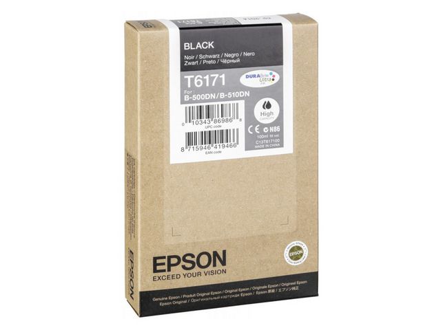 Inkjet Epson T6171 zwart HC