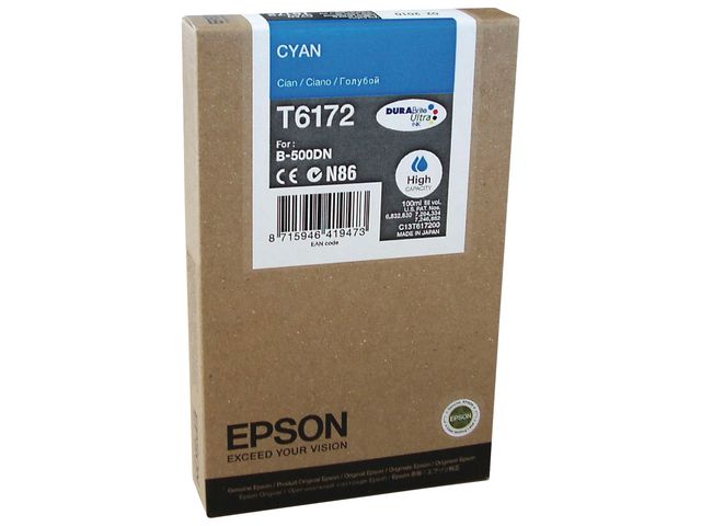 Inkjet Epson T6172 cyaan HC