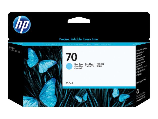 Inkjet HP C9390A viv Z3100 130ml. lcyan