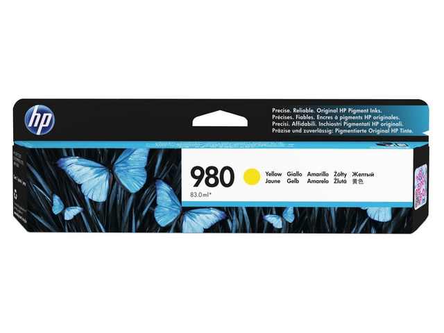 Inkjet HP D8J09A 980A 83ml geel