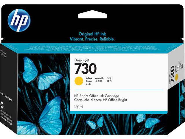 Inkjet HP730 130ml geel