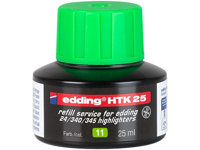 Inkt Edding tekstm HTK-25 groen 25ml
