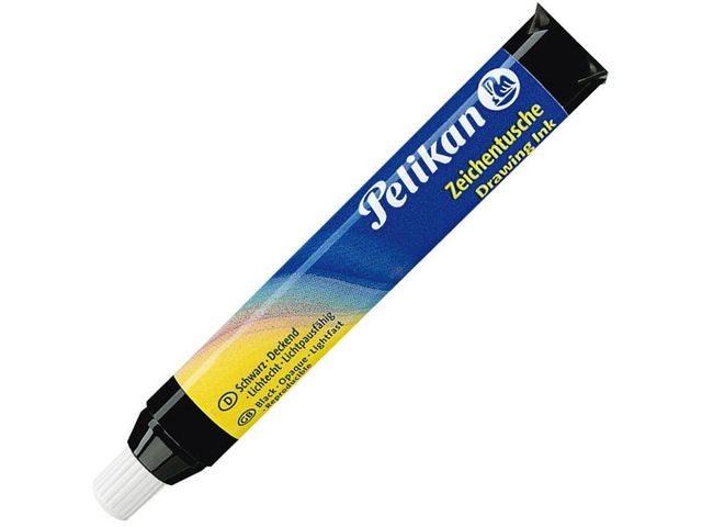 Inkt Oost-Indisch zwart / tube 9ml
