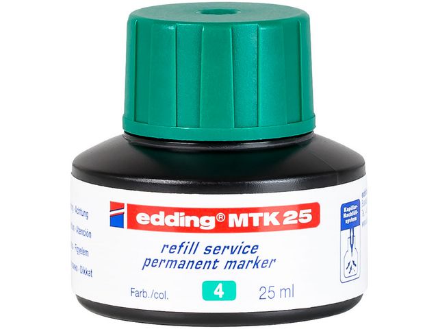 Inkt permanent e-MTK 25 Groen 25ml