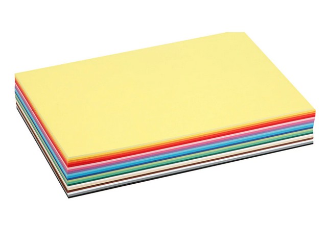 Karton Colortime A4 180g ass/pk300v