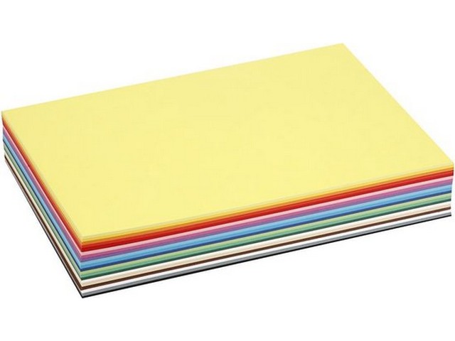 Karton Colortime A4 180g ass/pk30v