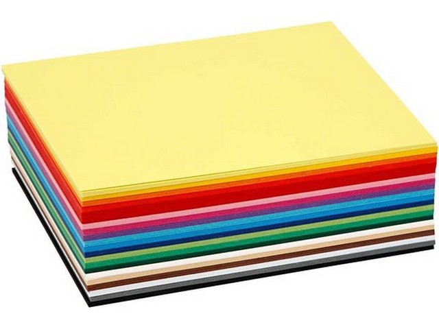 Karton Colortime A6 180g ass/pk 120v