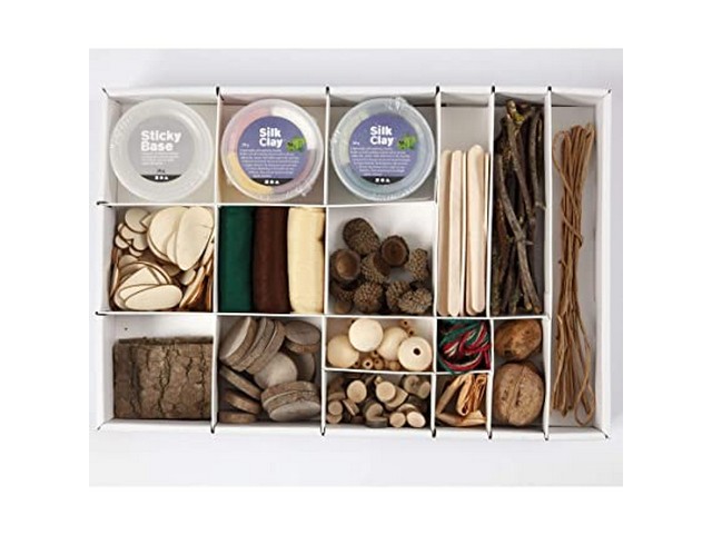 Knutselset Creative box natuur/set