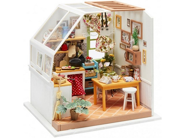 Knutselset miniatuur kamer/keuken DIY