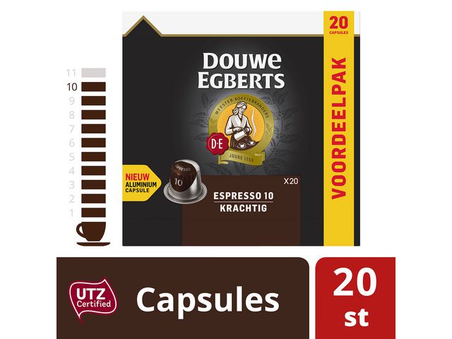 Koffie capsules DE espresso 10/pk20