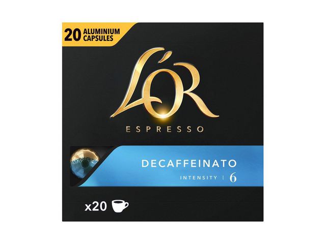 Koffie L OR Espr. Decaffe/pk20