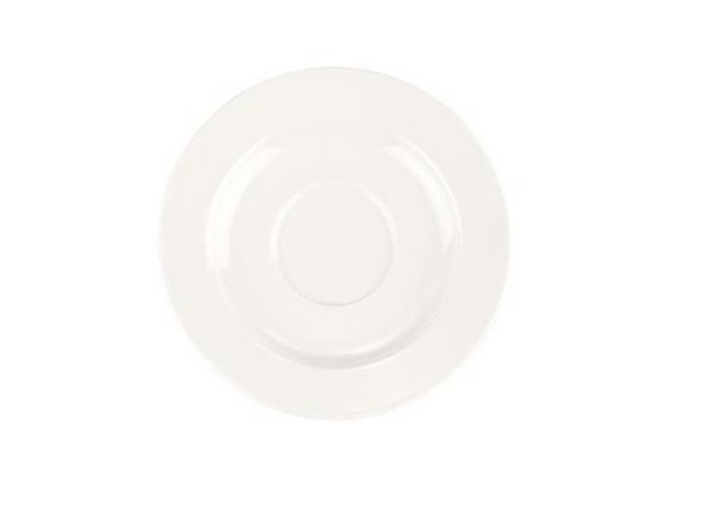 Koffieschotel Rita 13cm wit/6st