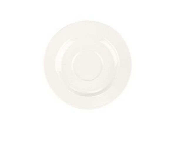 Koffieschotel Rita 16cm wit/6st