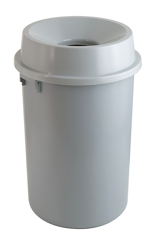 Kunststof afvalbak met open top, 60 ltr