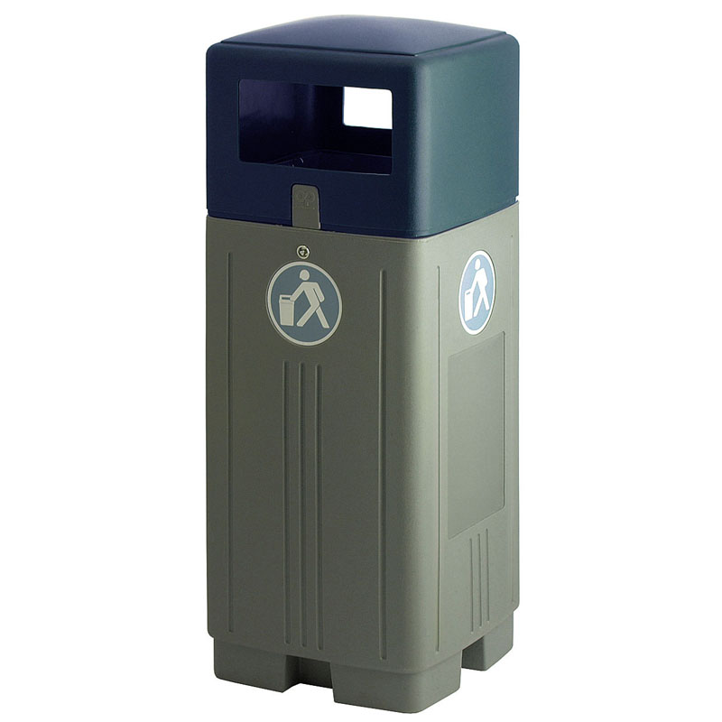 Kunststof buitenafvalbak 110 liter