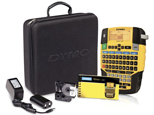 Labelmaker Dymo Rhino 4200 Kit QWERTY
