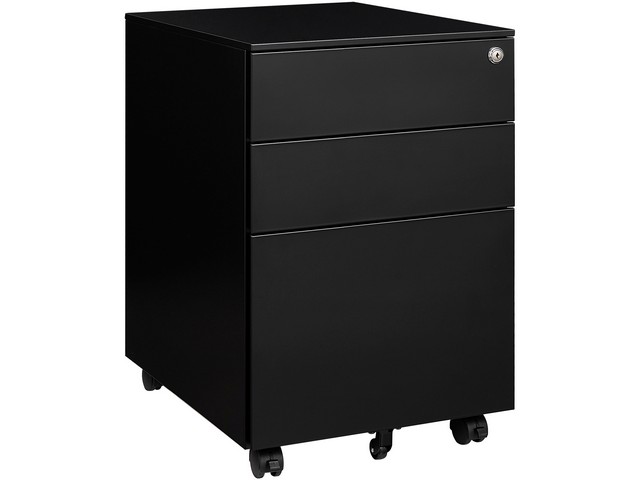 Ladeblok 3 lade zwart