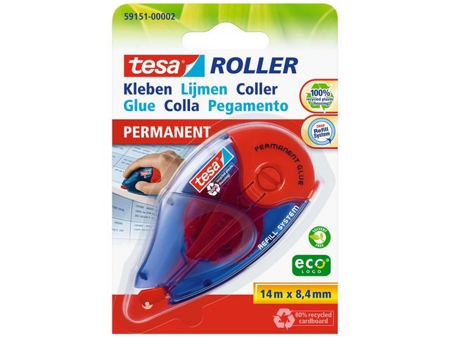 Lijmroller Tesa navulbaar eco/ pk 5