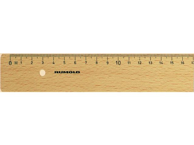 Liniaal Rumold 300 mm hout