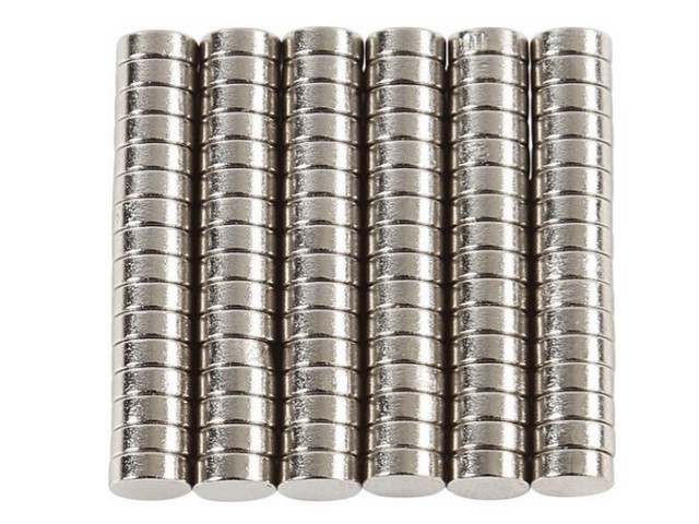 Magneet power diam. 5mm dikte 2mm/pk100