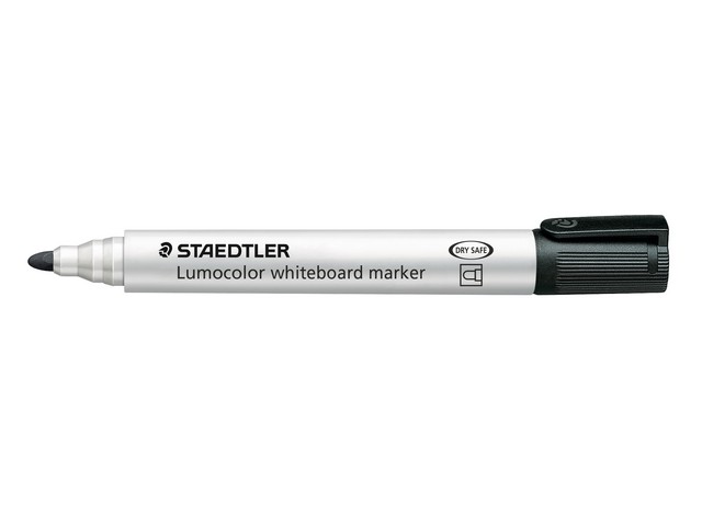 Marker witbord Staedtler lc 351 zw/ds 10