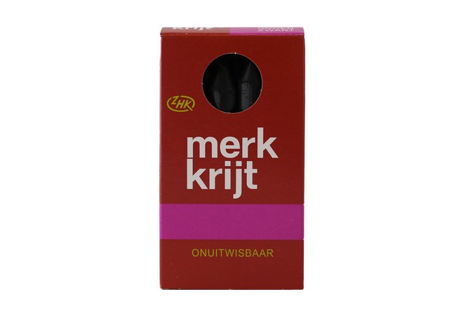 Merkkrijt zhk zwart/doos 12