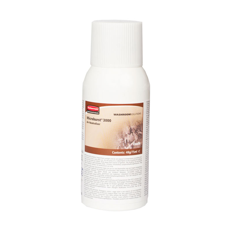 Microburst 3000-navulling Essence of Oudh 12x75ml, Rubbermaid