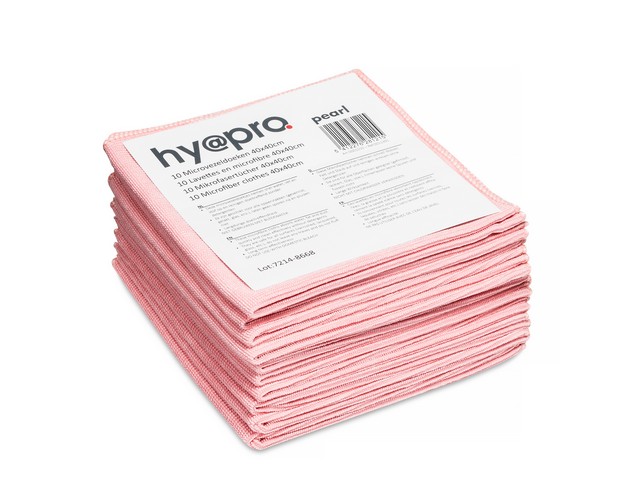 Microvezeldoek 40x40cm roze /ds8x10