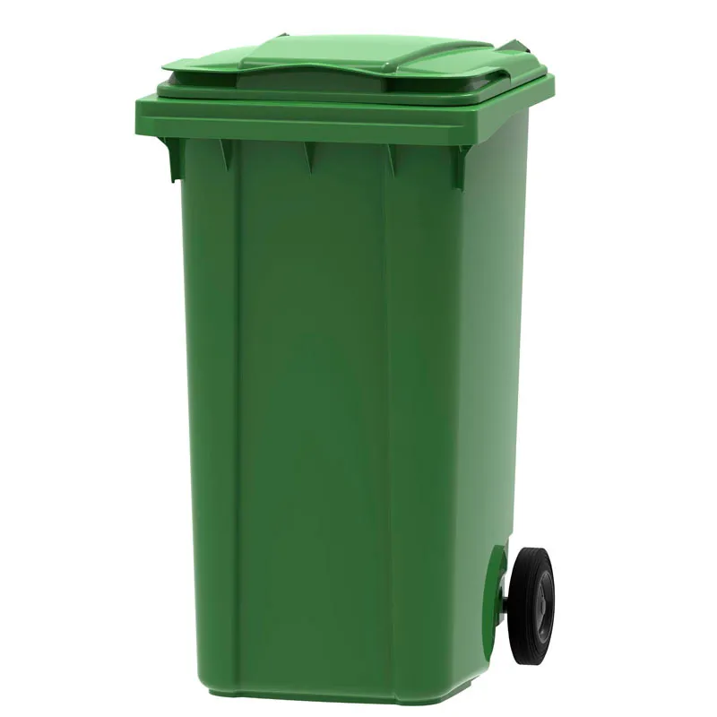 Mini-container 240 ltr in kleur groen