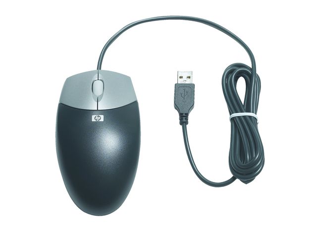 Muis HP Optical USB 2-button bedraad