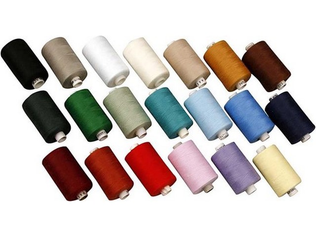 Naaigaren polyester assorti/pk20rl