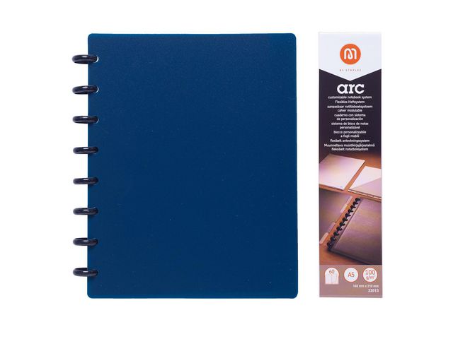 Notitieboek ARC A5 lijn pp blauw
