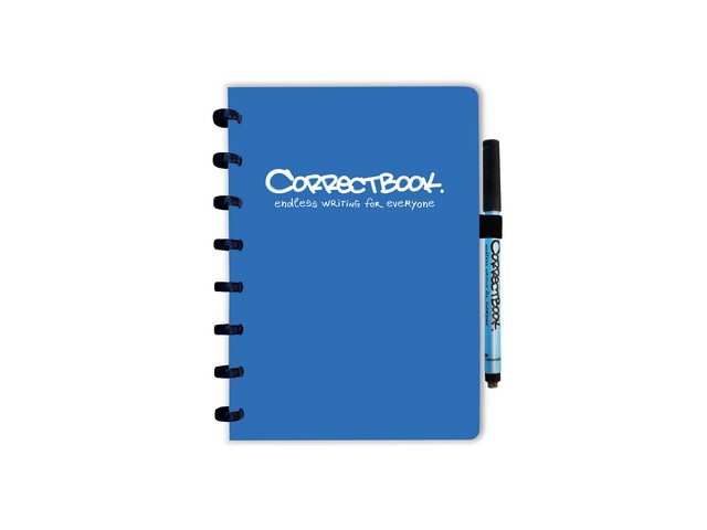 Notitieboek Correctbook A5 lijn lichtbl