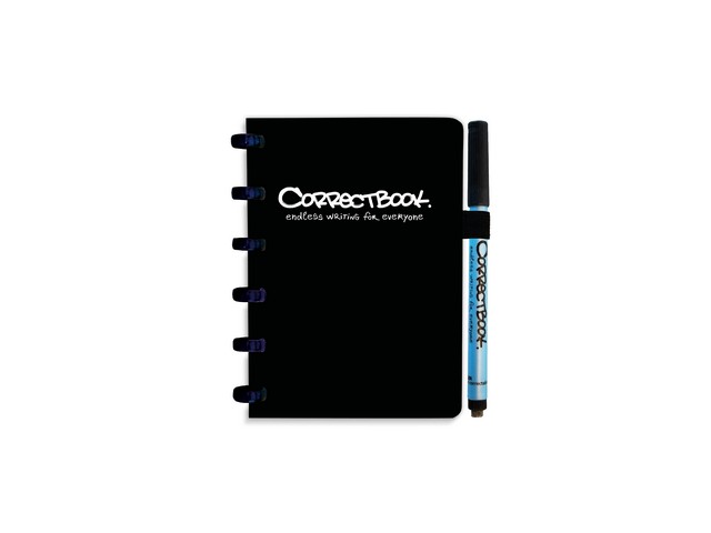 Notitieboek Correctbook A6 lijn zwart