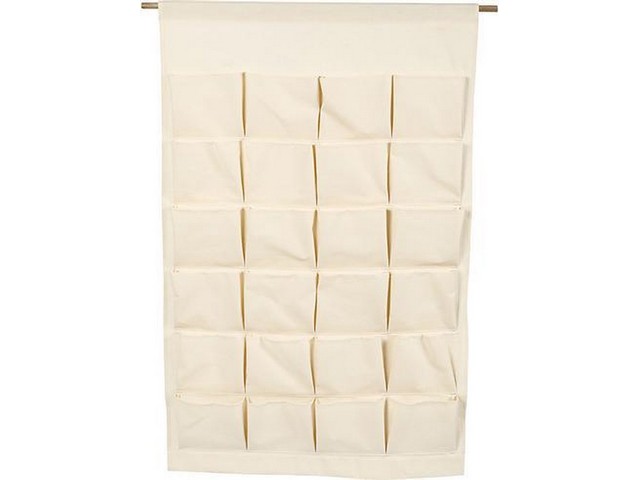 Organiser H93cm B60cm hangend naturel
