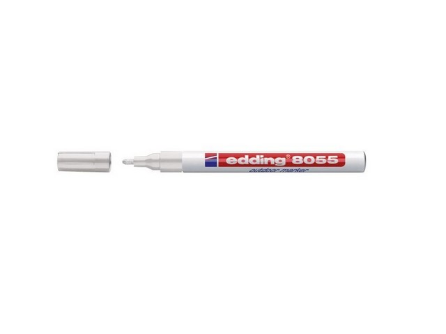 Outdoormarker Edding 8055 1-2mm wit/p5