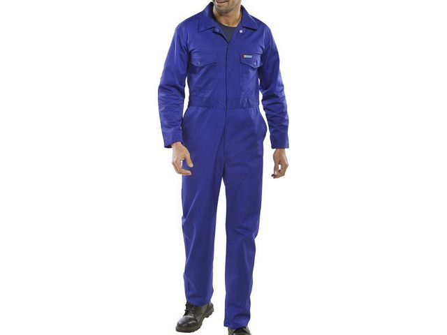 Overall Click royal blauw 32