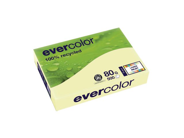 Papier Evercolor A4 80g kan.geel/pk500