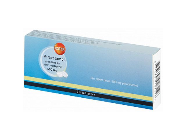Paracetamol Roter 500mg/pk20