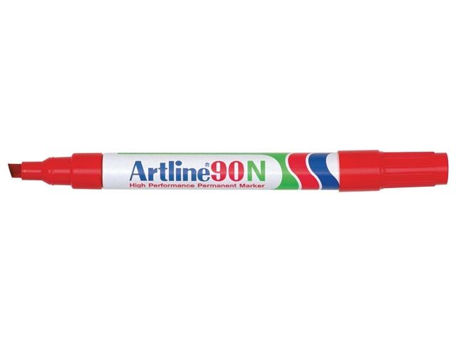 Permanent marker Artline 90n 2-5mm rood