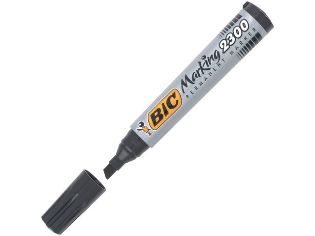 Permanent marker BIC 2300 zwart/doos 12