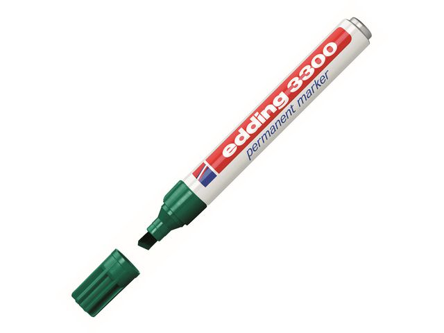 Permanent marker edding 3300 groen/ds 10