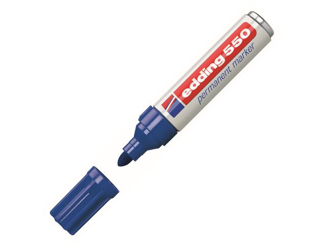 Permanent marker edding 550 3-4mm bl/d10