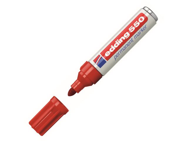 Permanent marker edding 550 3-4mm rd/d10